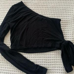 One Shoulder Crop Top